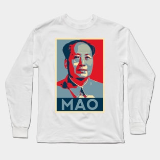 Mao 'Hope' Poster Long Sleeve T-Shirt